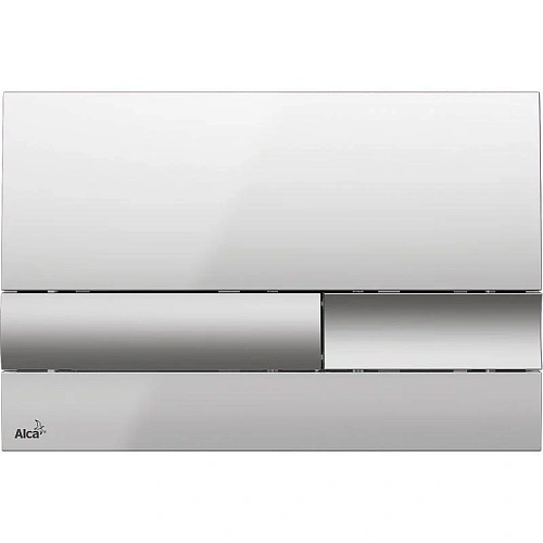 Клавиша смыва Alcaplast M1743 хром-глянцевая/матовая Клавиша смыва Alcaplast M1743 хром-глянцевая/матовая