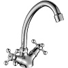 Картинка анонса товара «смеситель для кухни decoroom dr54028 с высоким повортным изливом»
