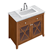 Тумба с раковиной Villeroy & Boch Hommage 89791001 + 710263R1 (8979 10 01 + 7102 63 R1) орех 89791001/710263R1 Тумба с раковиной Villeroy & Boch Hommage 89791001 + 710263R1 (8979 10 01 + 7102 63 R1) орех 89791001/710263R1