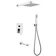 Душевая система ABBER Weiss Insel AF8017 скрытого монтажа с изливом, хром Душевая система ABBER Weiss Insel AF8017 скрытого монтажа с изливом, хром