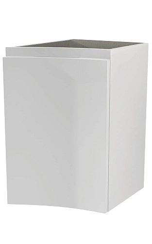 Шкаф CEZARES VAGUE 44222 Bianco lucido подвесной с одной распашной створкой, правый Шкаф CEZARES VAGUE 44222 Bianco lucido подвесной с одной распашной створкой, правый