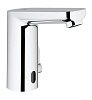 Картинка анонса товара «кран для раковины grohe eurosmart cosmopolitan e bluetooth, хром (36413000) инфракрасный»