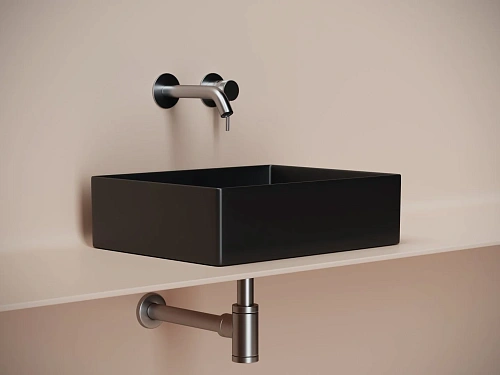 Раковина Ceramica Nova ELEMENT CN6069MB черный матовый накладная Раковина Ceramica Nova ELEMENT CN6069MB черный матовый накладная