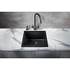 Кухонная мойка Milacio Leon 45 Cuarzo (MC.77091), черный матовый Кухонная мойка Milacio Leon 45 Cuarzo (MC.77091), черный матовый
