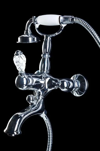 Смеситель для ванны Boheme CRYSTAL хром (одноручковый) 263-CRST Смеситель для ванны Boheme CRYSTAL хром (одноручковый) 263-CRST