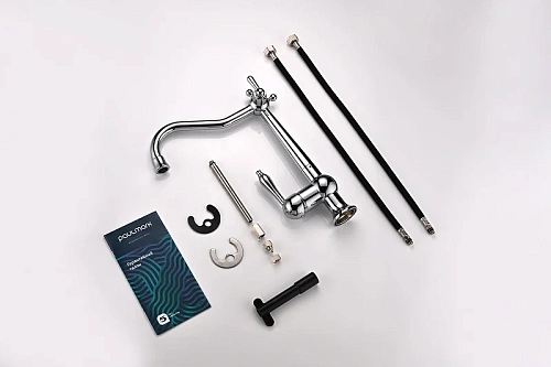 Смеситель для кухни Paulmark Retro хром Re213226-CR Смеситель для кухни Paulmark Retro хром Re213226-CR