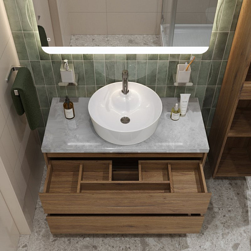 Тумба со столешницей и раковиной BelBagno KRAFT 80 kraft80rt-kepmgl-1306-set подвесная KRAFT80RT-KEPMGL-1306-SET Тумба со столешницей и раковиной BelBagno KRAFT 80 kraft80rt-kepmgl-1306-set подвесная KRAFT80RT-KEPMGL-1306-SET