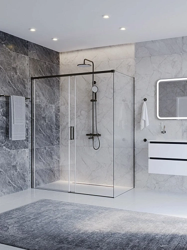 Душевой уголок CEZARES PLANE-AH-1-160/100-C-GM 160x100 см Душевой уголок CEZARES PLANE-AH-1-160/100-C-GM 160x100 см