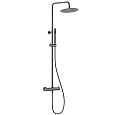 Душевая система AQUAme AQM8006GM с термостатом, оружейная сталь Душевая система AQUAme AQM8006GM с термостатом, оружейная сталь