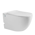 Унитаз подвесной ABBER Bequem AC1105P белый с импульсным смывом с крышкой микролифт Унитаз подвесной ABBER Bequem AC1105P белый с импульсным смывом с крышкой микролифт