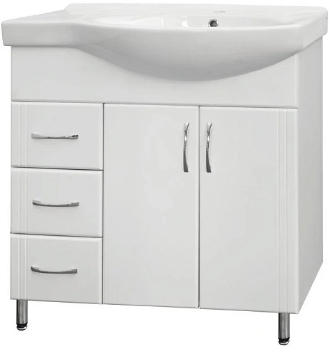 Тумба под раковину Style Line Эко Стандарт 25 (3 ящ.) ЛС-00000108 Тумба под раковину Style Line Эко Стандарт 25 (3 ящ.) ЛС-00000108