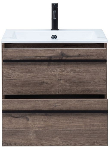 Тумба под раковину Aquanet Lino 60 Дуб Веллингтон 00253910 Тумба под раковину Aquanet Lino 60 Дуб Веллингтон 00253910