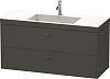 Картинка анонса товара «тумба с раковиной duravit brioso br4608t1021 120 см орех темный»