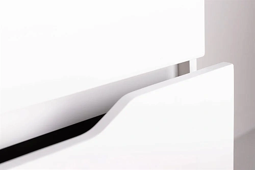 Тумба с раковиной Orange Line Li-100Tuw+Ra подвесная, белый матовый Тумба с раковиной Orange Line Li-100Tuw+Ra подвесная, белый матовый