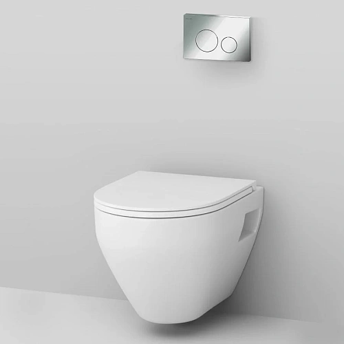 Комплект унитаза AM.PM Spirit V2.0 FlashClean IS49051.701738 с инсталляцией, сиденьем микролифт и клавишей смыва Комплект унитаза AM.PM Spirit V2.0 FlashClean IS49051.701738 с инсталляцией, сиденьем микролифт и клавишей смыва