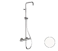Душевая система Remer Elegance EQ32ASSDBO термостатическая, белый матовый Душевая система Remer Elegance EQ32ASSDBO термостатическая, белый матовый