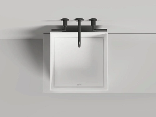 Раковина Salini ARMONIA SQUARE 03 покраска по RAL полностью 130523MF 450x450 накладная S-Stone Раковина Salini ARMONIA SQUARE 03 покраска по RAL полностью 130523MF 450x450 накладная S-Stone