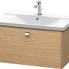 Тумба под раковину Duravit Brioso BR402101052 подвесная 82 см Европейский дуб Тумба под раковину Duravit Brioso BR402101052 подвесная 82 см Европейский дуб