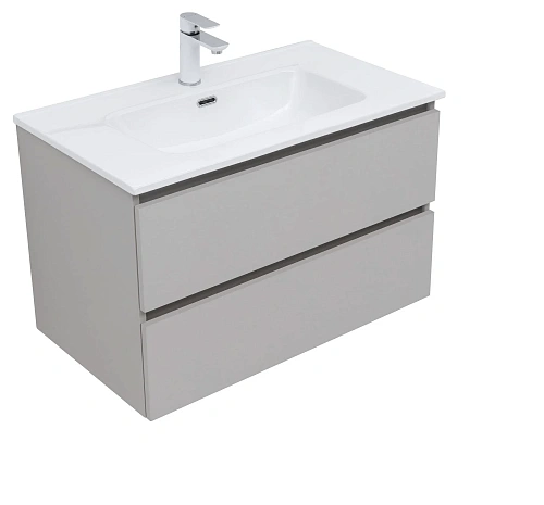 Тумба с раковиной Aquanet Вега 2.0 80 00344774 бежевый Тумба с раковиной Aquanet Вега 2.0 80 00344774 бежевый