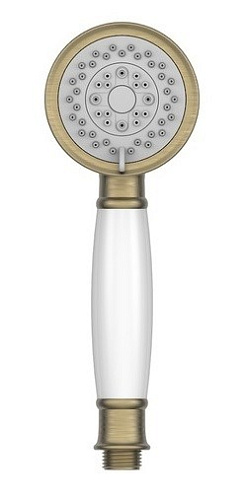 Душевая лейка Iddis Oldie OLD3F01i18, бронза/белый Душевая лейка Iddis Oldie OLD3F01i18, бронза/белый