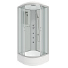 Картинка анонса товара «душевая кабина niagara classic ng-3302-14g (1000х1000х2150) средний поддон (26см) стекло матовое тонированное 33021424g»