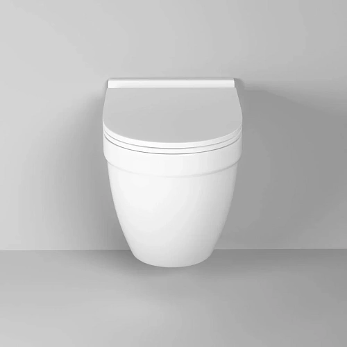 Унитаз подвесной GROSSMAN GR-4483SQ 520x360x410 безободковый смыв торнадо бесшумный с сиденьем Унитаз подвесной GROSSMAN GR-4483SQ 520x360x410 безободковый смыв торнадо бесшумный с сиденьем