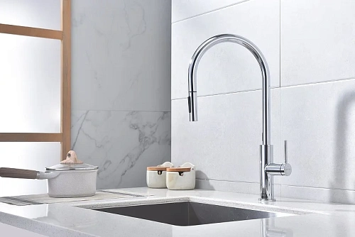 Смеситель для кухни Paulmark Senso хром Se215180-CR Смеситель для кухни Paulmark Senso хром Se215180-CR