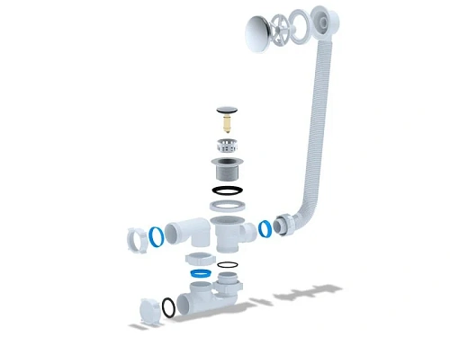 Слив-перелив Cersanit PRIME (A64286) универсальный клик-клак 64286 Слив-перелив Cersanit PRIME (A64286) универсальный клик-клак 64286