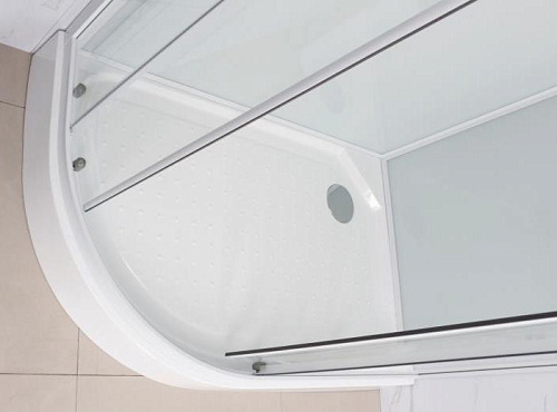 Душевая кабина Frank F418L М White 100x80 20012 закаленное матовое стекло Душевая кабина Frank F418L М White 100x80 20012 закаленное матовое стекло