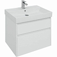 Детальная картинка товара «тумба с раковиной aquanet nova lite 75 белый (2 ящика) 00245244»