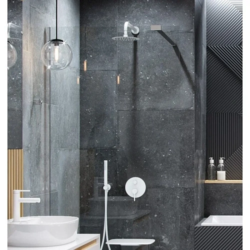 Душевая система EXCELLENT Pi AREX.SET.1245WH (белый мат) скрытого монтажа Душевая система EXCELLENT Pi AREX.SET.1245WH (белый мат) скрытого монтажа