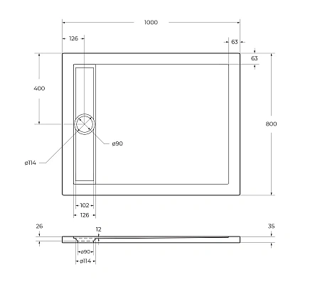Душевой поддон BelBagno TRAY-BB-DUE-A-100-4-W0 1000x1000 акриловый белый Душевой поддон BelBagno TRAY-BB-DUE-A-100-4-W0 1000x1000 акриловый белый