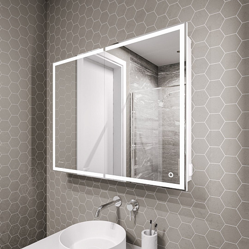 Зеркальный шкаф GROSSMAN "МЕРКАДО-100 см" универсал. с LED подсветкой 201002 Зеркальный шкаф GROSSMAN "МЕРКАДО-100 см" универсал. с LED подсветкой 201002