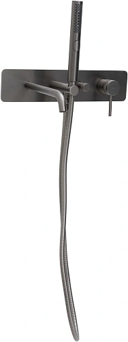 Смеситель для ванны Allen Brau Priority 5.31A05-MG (с внутренней частью) графит брашированный Смеситель для ванны Allen Brau Priority 5.31A05-MG (с внутренней частью) графит брашированный