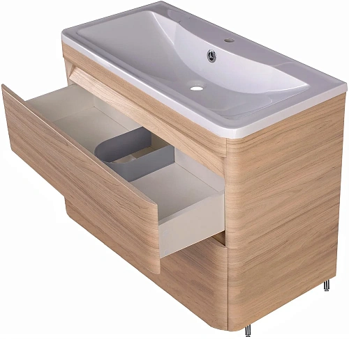 Тумба под раковину Style Line Атлантика 90, Люкс ясень перламутр, PLUS СС-00002218 Тумба под раковину Style Line Атлантика 90, Люкс ясень перламутр, PLUS СС-00002218