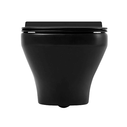 Унитаз подвесной BelBagno SELA черный BB3201CHR-MB/BB3201SC-MB безободковый с сиденьем Унитаз подвесной BelBagno SELA черный BB3201CHR-MB/BB3201SC-MB безободковый с сиденьем