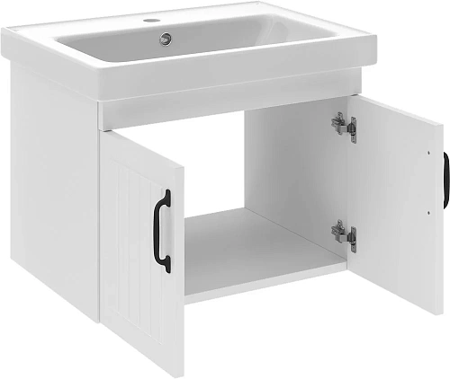 Комплект мебели DIWO Сочи 60 подвесная, белая 579268 Комплект мебели DIWO Сочи 60 подвесная, белая 579268