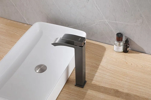 Смеситель для раковины ABBER Wasserfall AF8611NG никель Смеситель для раковины ABBER Wasserfall AF8611NG никель