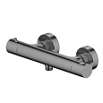 Детальная картинка товара «смеситель для душа aquatek европа aq1363bgm черный хром шлифованный, встраиваемый»
