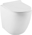 Унитаз приставной Aquanet Rimless Cetus-F BL-102N-FST Унитаз приставной Aquanet Rimless Cetus-F BL-102N-FST