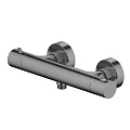 Смеситель для душа Aquatek Европа AQ1363BGM черный хром шлифованный, встраиваемый Смеситель для душа Aquatek Европа AQ1363BGM черный хром шлифованный, встраиваемый