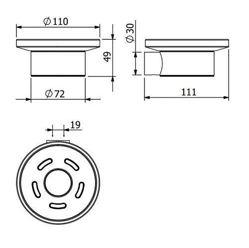 Мыльница Kludi VELA R 58985N0 брашированное золото Мыльница Kludi VELA R 58985N0 брашированное золото