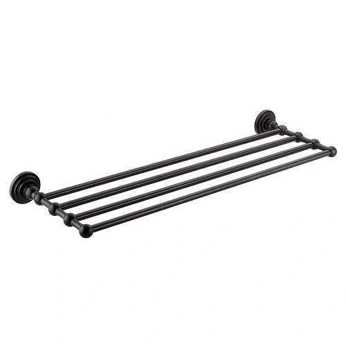 Полка WasserKRAFT Isar K-7311 для полотенец темная бронза Полка WasserKRAFT Isar K-7311 для полотенец темная бронза