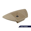 Кухонная мойка Aquaton Лория 1A715032LR090 из литого мрамора, угловая, 520x940x160 Кухонная мойка Aquaton Лория 1A715032LR090 из литого мрамора, угловая, 520x940x160