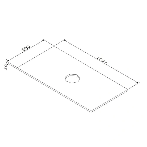 Столешница AM.PM Func M8FST1000WM 100 см, белый матовый Столешница AM.PM Func M8FST1000WM 100 см, белый матовый