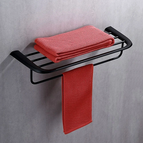 Полотенцедержатель ABBER Nord AA1554B черная матовая Полотенцедержатель ABBER Nord AA1554B черная матовая