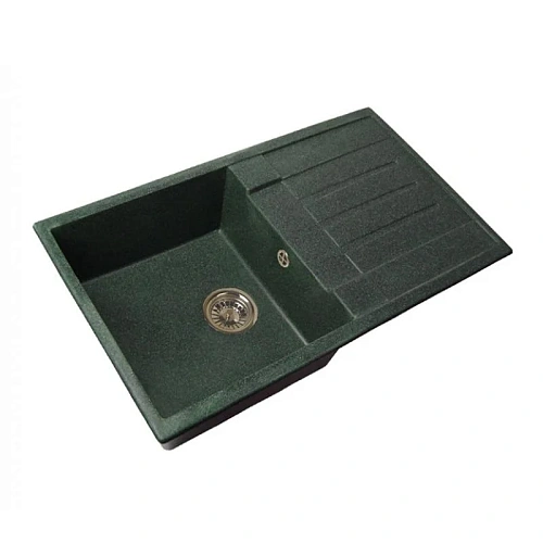 Кухонная мойка Aquaton Верона, 1A710032VR120, зеленая Кухонная мойка Aquaton Верона, 1A710032VR120, зеленая