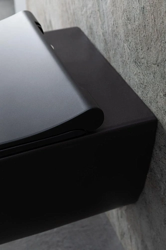 Унитаз подвесной Allen Brau Priority 4.31001.31 с крышкой, черный матовый Унитаз подвесной Allen Brau Priority 4.31001.31 с крышкой, черный матовый