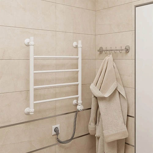 Полотенцесушитель электрический EWRIKA Сафо P 60х50 R, белый 465824 Полотенцесушитель электрический EWRIKA Сафо P 60х50 R, белый 465824