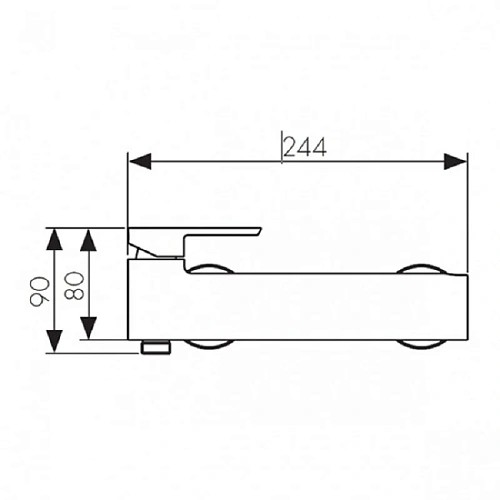Смеситель для душа Kaiser Saga 53077 Смеситель для душа Kaiser Saga 53077